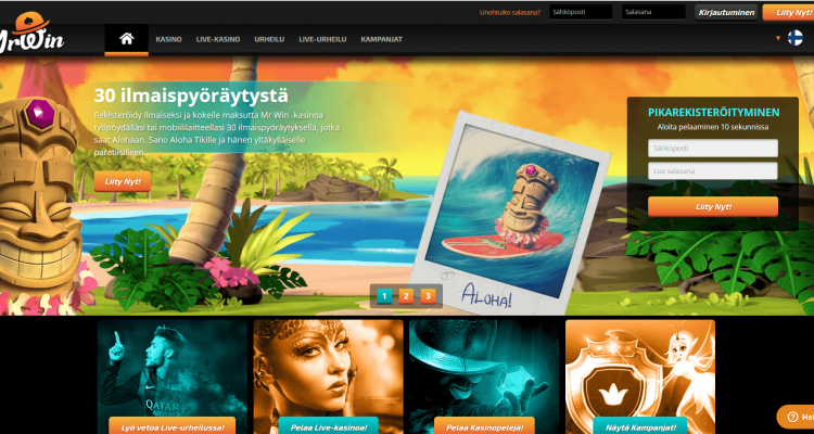 Mr Win Casino MrWin arvostelu ja kokemuksia