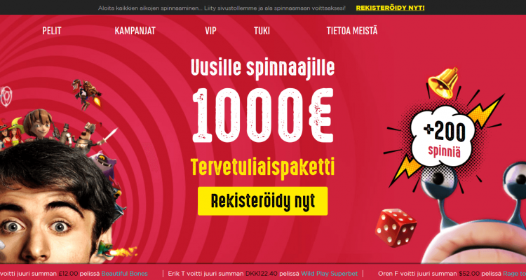Spinit Casino arvostelu + bonus