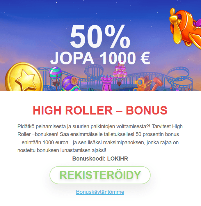 Loki Casino Kokemuksia | Bonus 1200€ + Ilmaiskierroksia | Voitolla.com
