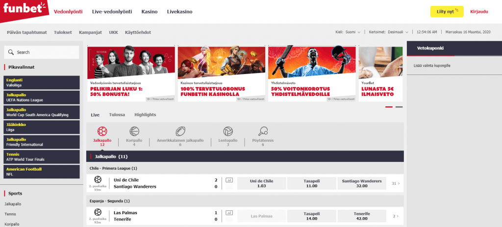 Funbet Kokemuksia