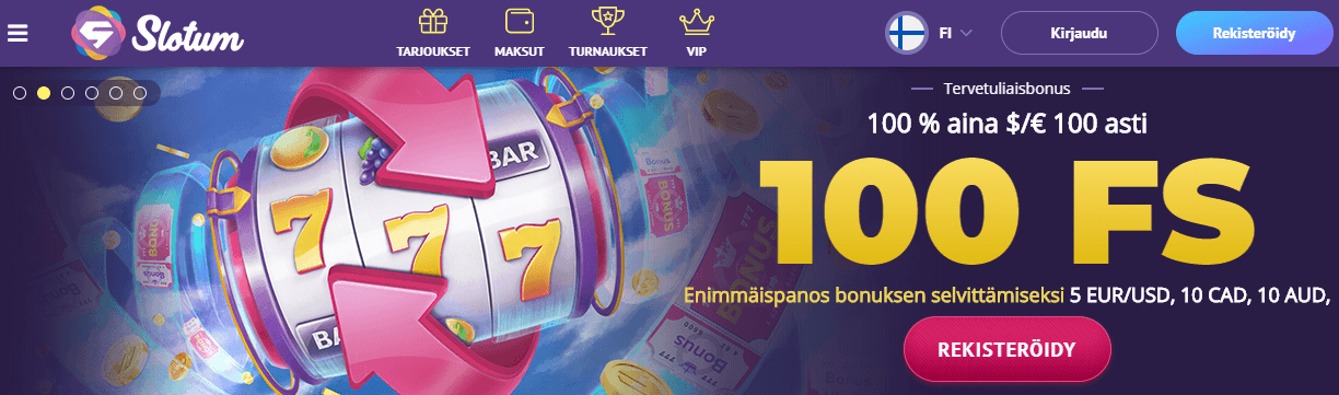 официальный сайт Slotum 100 руб
