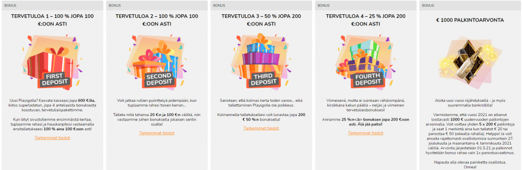 Playigo Bonus