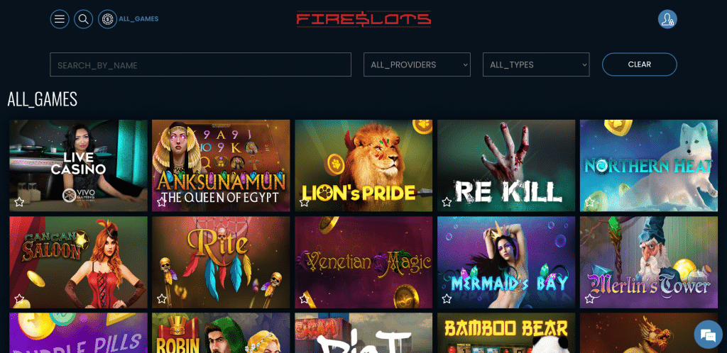 Fireslots Casino Pelit