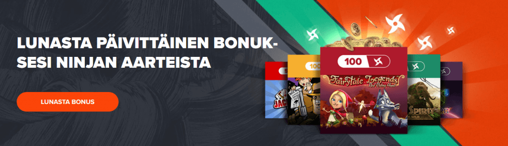 Bonukset Ninja Casinolta